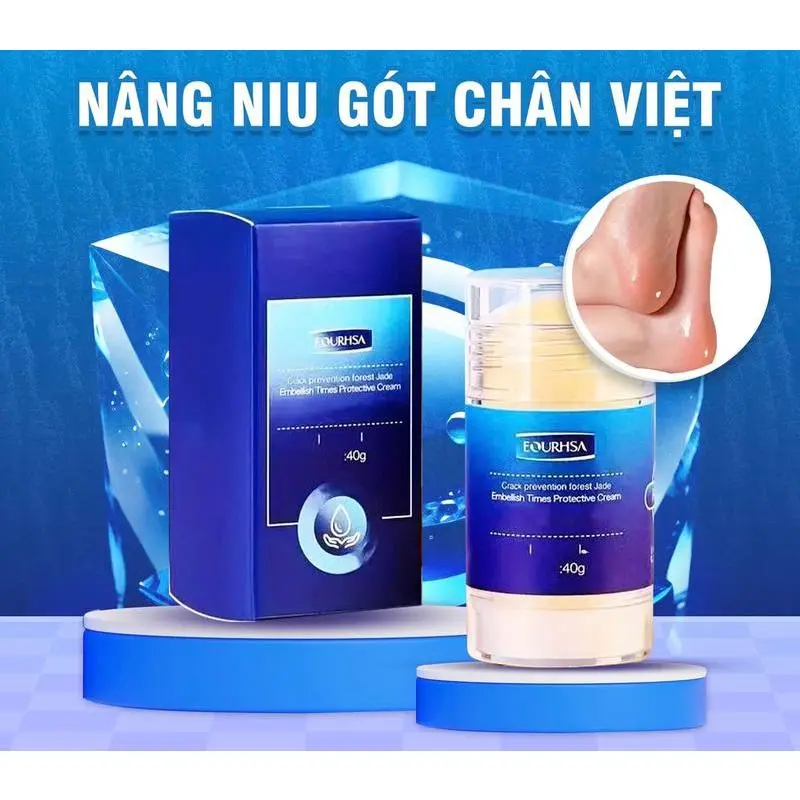 Kem Dưỡng Da Chân Chống Nứt Nẻ, Cao Cấp, Làm Mềm Cho Bàn Chân Và Gót Chân, 40g, Sản Phẩm Chính Hãng, Hộp Xanh 1
