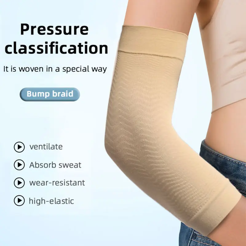 Knitted Bundle Arm Sleeve Elastic Contraction Auxiliary Compression Arm Sleeve Slim Arm Sleeve Healthcare Support