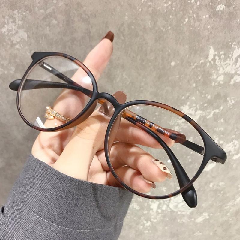 【Sktlz】 Myopia Glasses Women's Fashion New Plain Glasses Men's Flat Light Anti Blue Light Eyewear Hitam Kacamata Plastik 7