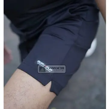 Rush N Run Celana Pendek Olahraga Badminton Lari Running Pria Wanita Slimfit Bahan Super Soft Scuba Premium sport 4