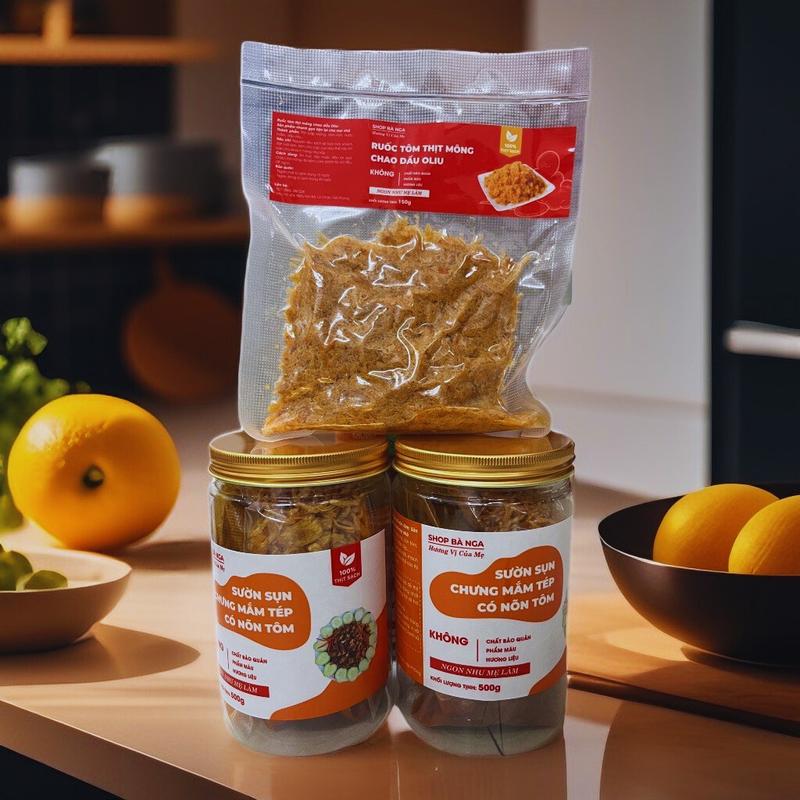 1KG Sườn sụn non chưng mắm tép có nõn tôm [Tặng 100G ruốc tôm thịt] Food