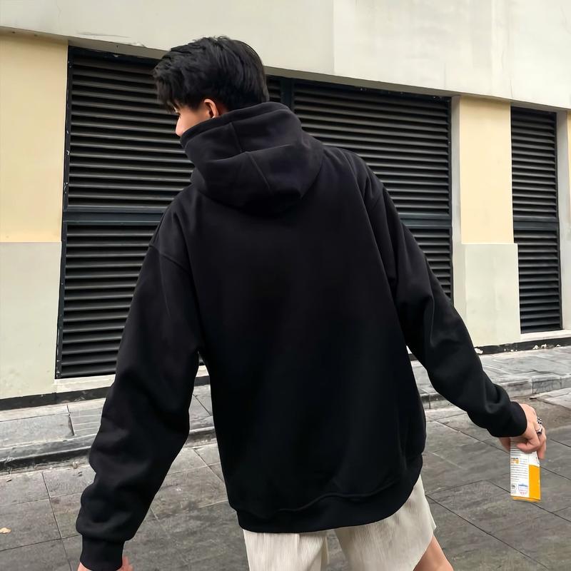 Áo hoodie nỉ cào bông thêu sắc nét nam nữ 3