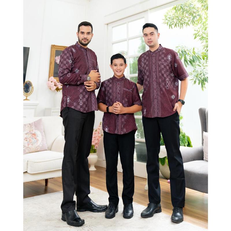 READY Sarimbit JANNAH RAYA Family Set BY ELDEENA SYAR'I - Gamis Keluarga Couple Lebaran REALPIC 5