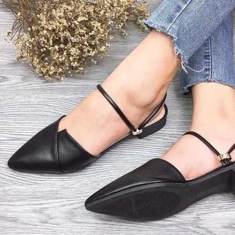 Giày Nữ Mũi Nhọn Đi Được 2 kiểu A31 Mũi nhọn 2