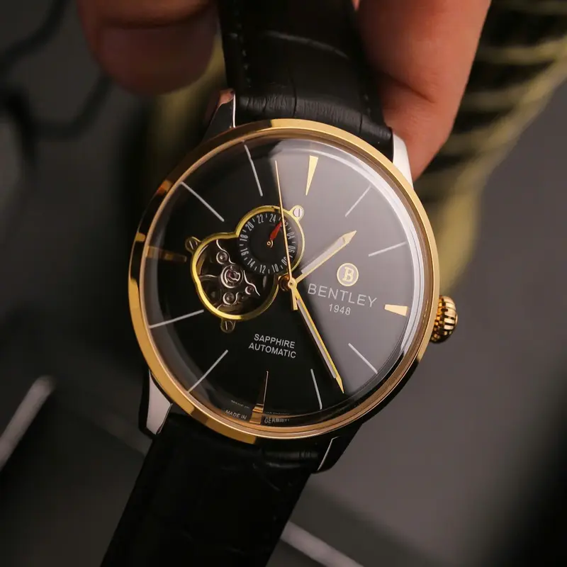 Đồng Hồ Cơ Nam Bentley BL1850 Chính Hãng | Nhà Phân Phối Chính Thức Phố Đồng Hồ | Kính Sapphire Size 40mm Bảo Hành 5 Năm 2