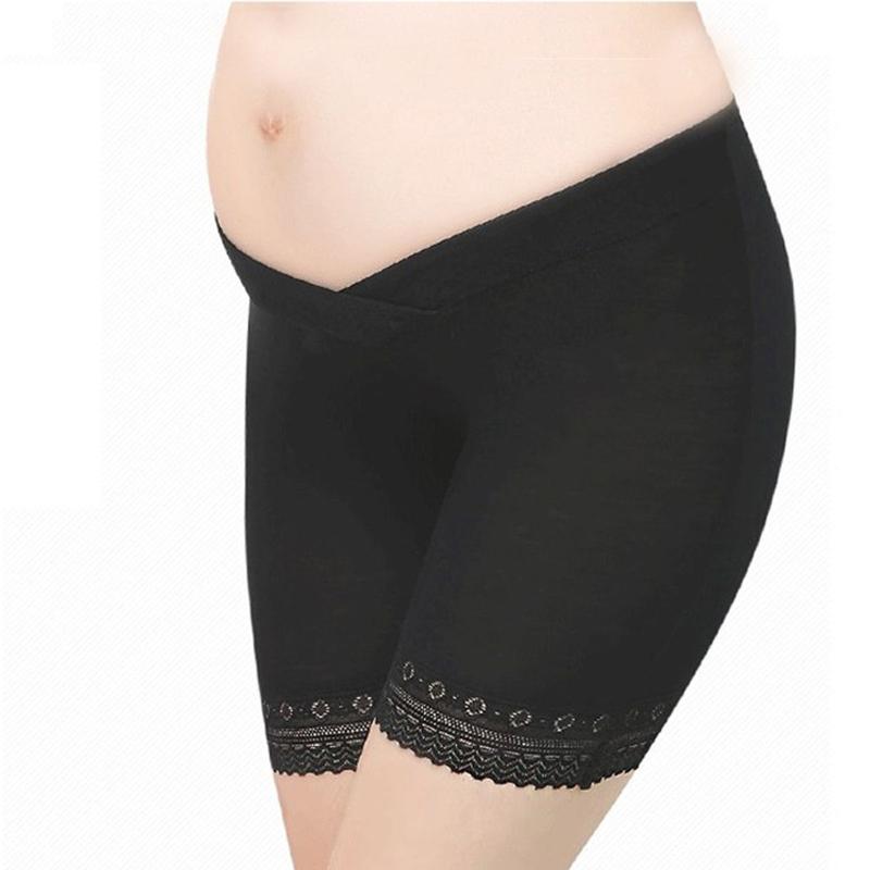 Quần đùi bầu cạp chéo và mặc trong váy cho bà bầu chất cotton co giãn