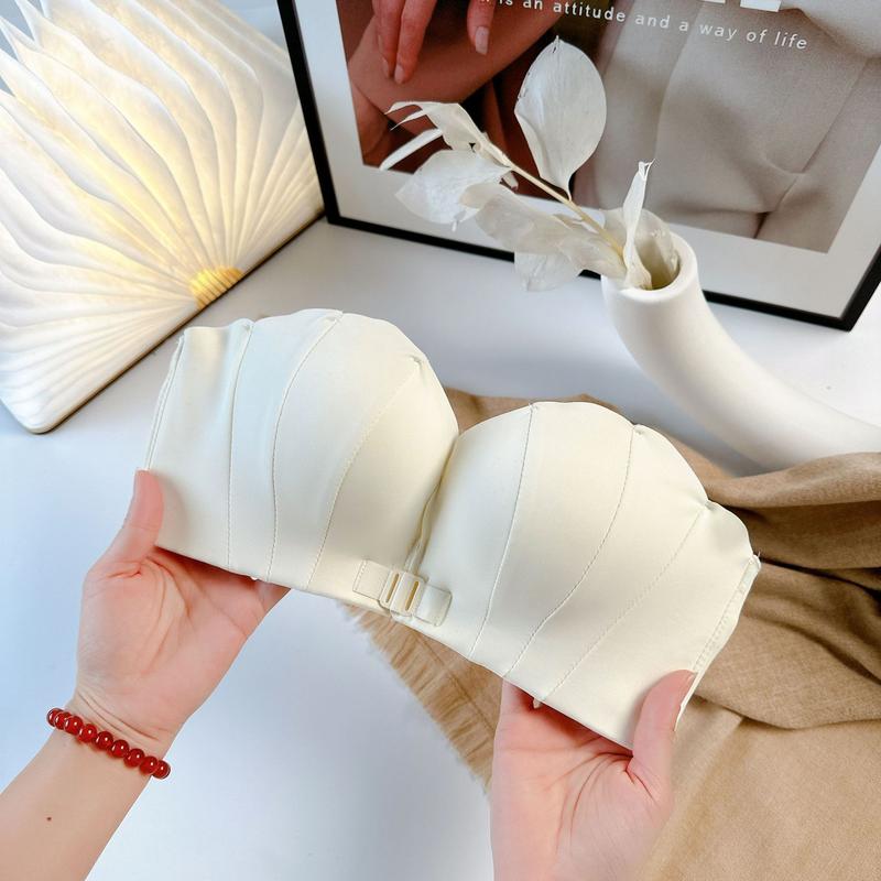 Product Introduction of Underwear, women's, front buckle, no straps, push-up, no-trace, seamless, wrapped chest, bra, non-slip, breathable and comfortable, no bunching, comfortable, suitable for spring, summer, autumn winter, very beautiful 25