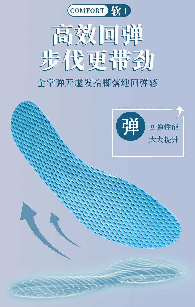 Product Introduction of Miếng Lót Giày Cao Su, Mỏng Mùa Hè, Chống Mùi, Thấm Hút Mồ Hôi, Bọt Biển Cảm Giác Băng, Thoáng Khí, Đế Mềm, Unisex, Thích Hợp Cho Chân Trần Chạy Bộ Và Thể Thao 5
