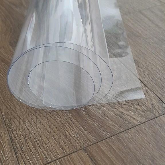 Tấm nhựa PVC dày 1mm trong suốt dùng làm Khăn trải bàn, vách ngăn, trải giường spa 4