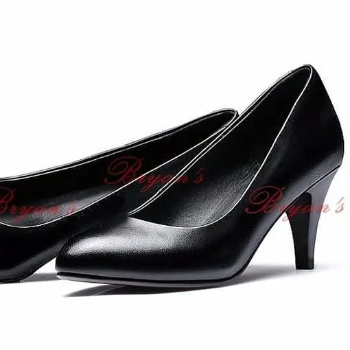 SEPATU KANTOR BAHAN KULIT SINTETIS LEMBUT TERLARIS Hak Setengah (3-5 cm) Bisnis LADY OFFICE Heels Shoes Wanita