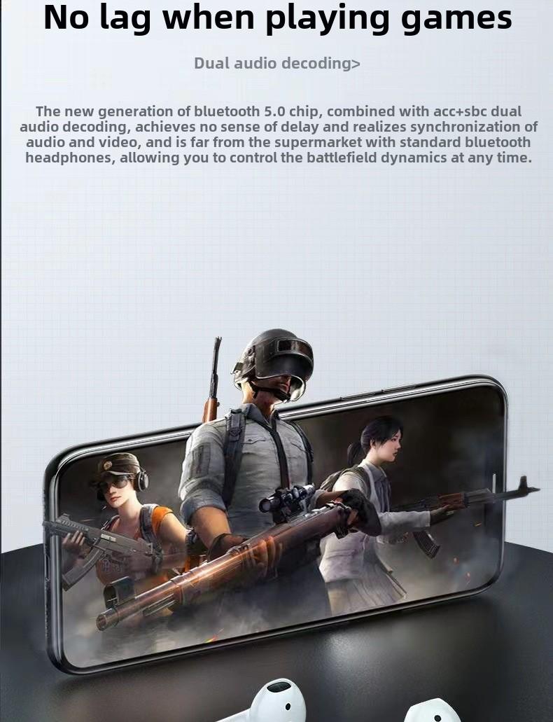 Product Introduction of 2024-2025 Popular i Macaron E6S digital display wireless TWS subwoofer in-ear pro4 e-sports game binaural bluetooth headset Audio Electronic noise cancelling  earbuds 5