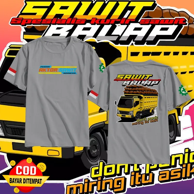 ARTAKAOS -  T-Shirt Kaos Distro Mobil Truk Sawit Balap | Kaos Driver Muda  | BAJU KAOS DISTRO CANTER MANIA | Kaos Driver Muda Terbaru 2023 | Kaos Aktor Jalanan | Baju Kaos Driver Sawit | Kaos Lengan Pendek pria Cocok untuk Pria & Wanita 6