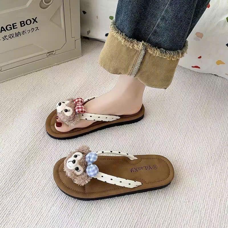 Dép Xỏ Ngón Nữ Đế Phẳng Đi Biển Dáng Đẹp-Dép Kẹp Nữ Mùa Hè Thoáng Khí 36-41 ChikyChiky.Store 7