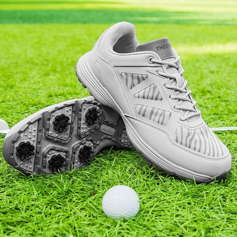 Product Introduction of Foreign Trade Non-Slip Men's Training Shoes Large Size Golf Training Shoes with Spikes Sports Casual Wear-Resistant Shoes Low Top XZ25052 25