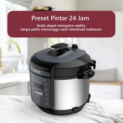 [FLIFE] Elektronik Pressure Cooker - Panci Presto 5 Liter - Alat Masak ...