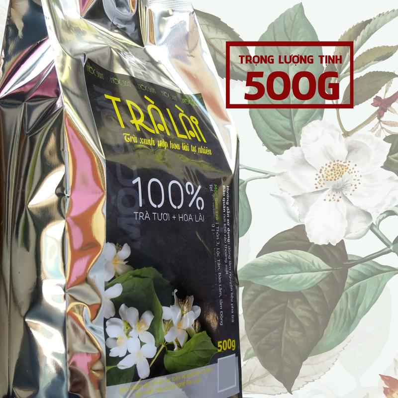  Trà Lài  Trà xanh nhài  Thơm Thượng Hạng Mộc Sơn Túi 500g | Pha trà tắc trà chanh thơm lài | Nguyên liệu pha chế thông dụng | Nước Trà sáng đẹp tự nhiên 