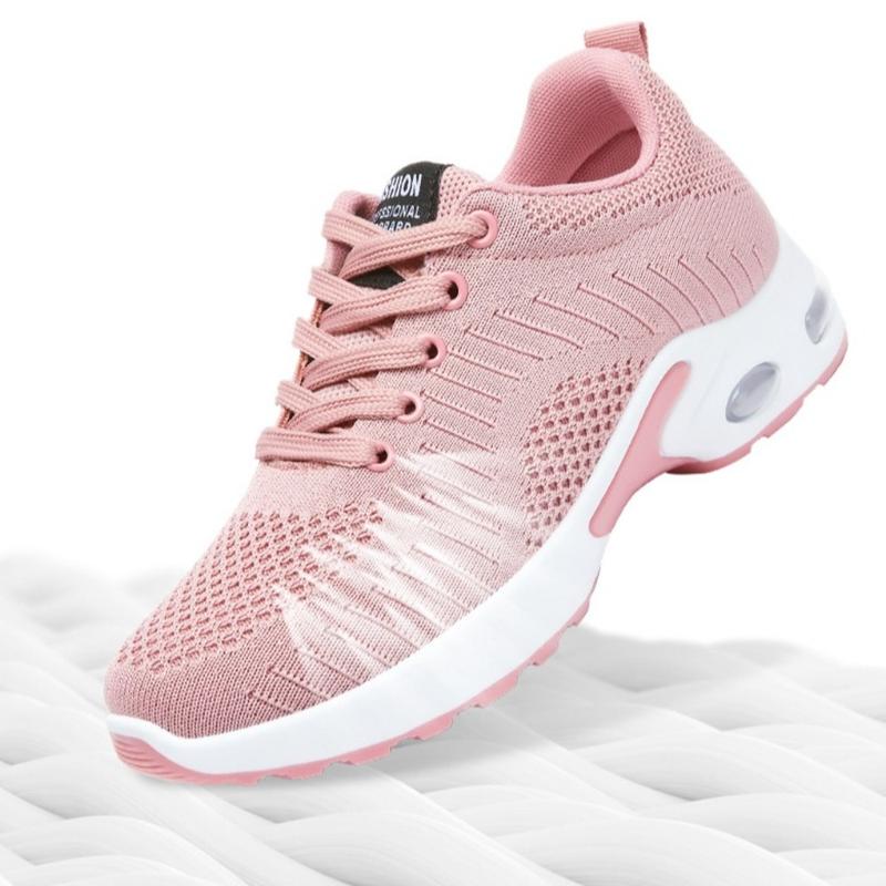 Product Introduction of Multifunctional Young Women Sports Shoes Soft Mesh Air Cushion Running Shoes Comfortable Fashion Knitted Shoes Outdoor Wear 18