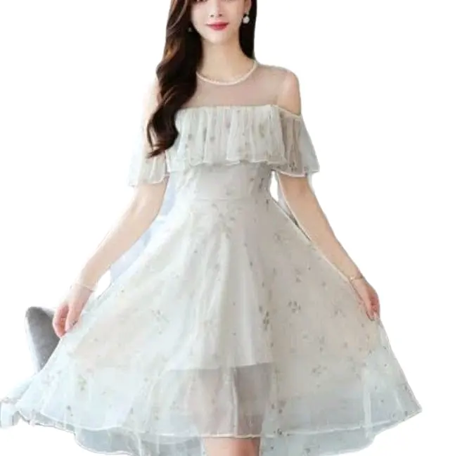 Baju Wanita Casual Gaun Midi