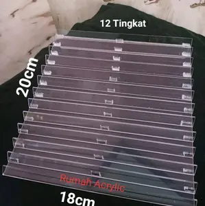 Rak Kartu Perdana/voucer/dudukan kartu muat 24 kartu / Tempat Kartu Perdana Tingkat 12 kartu 2 slot kartu