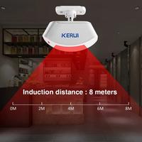 Gambar KERUI Sensor Gerak PIR Motion Tirai Wireless Alarm Detector Baterai dari KERUI Official Store Kab. Bekasi 4 Tokopedia