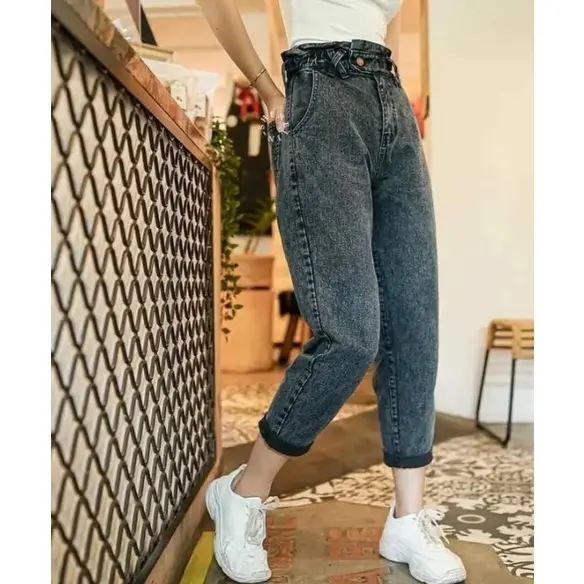 CELANA JEANS BOYFRIEND KOREAN STYLE 0