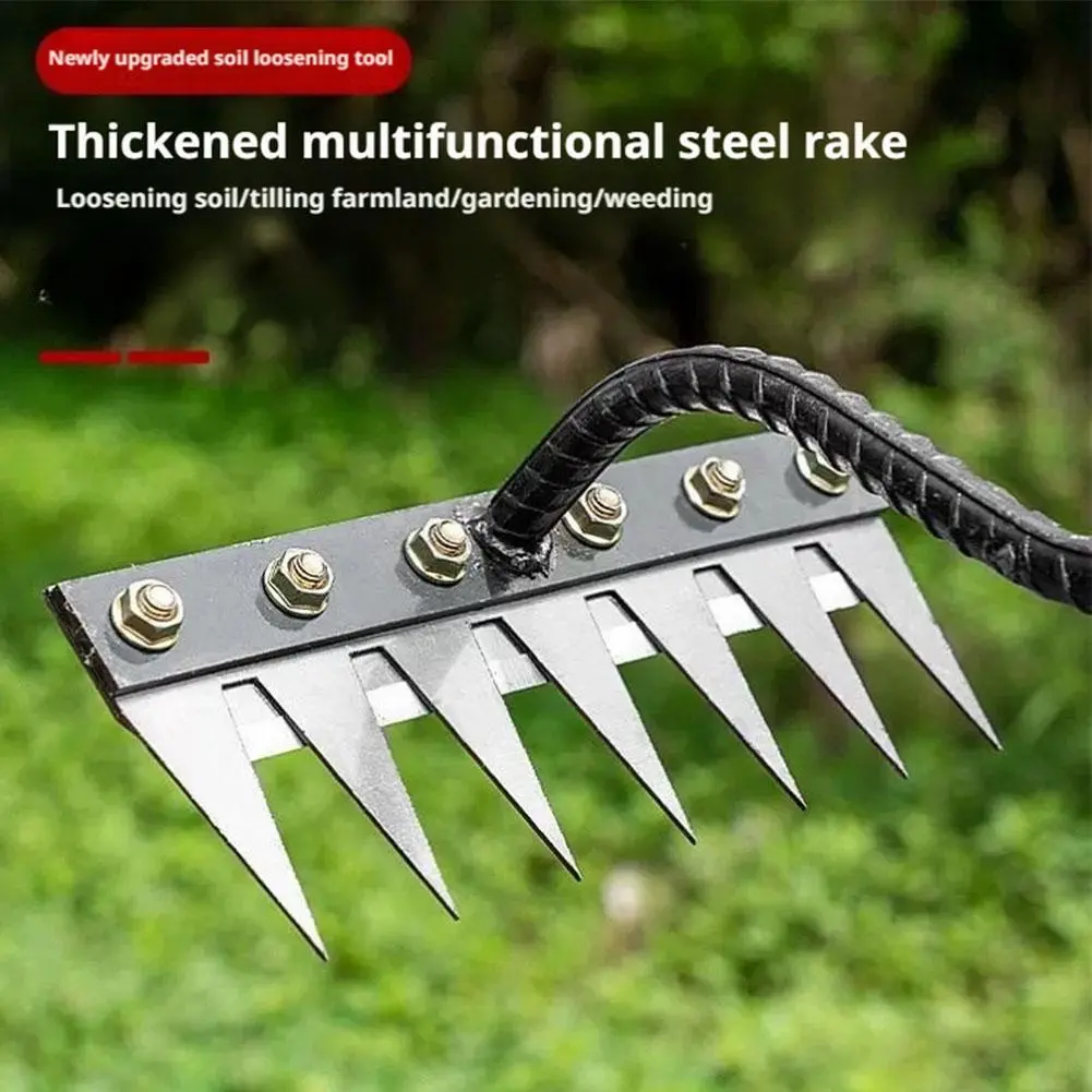 Weeding Rake Agricultural Tools Digging Loosening Soil Rakes Weeding Rakes