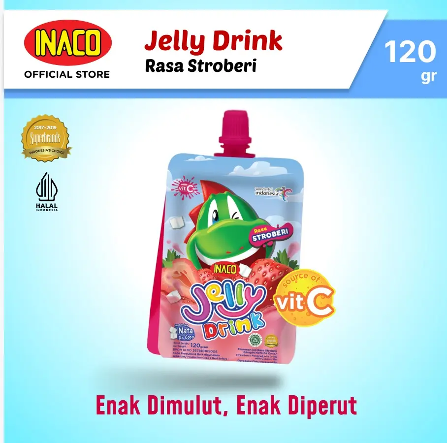 INACO Jelly Drink 5pcs 120gr - minuman jeli