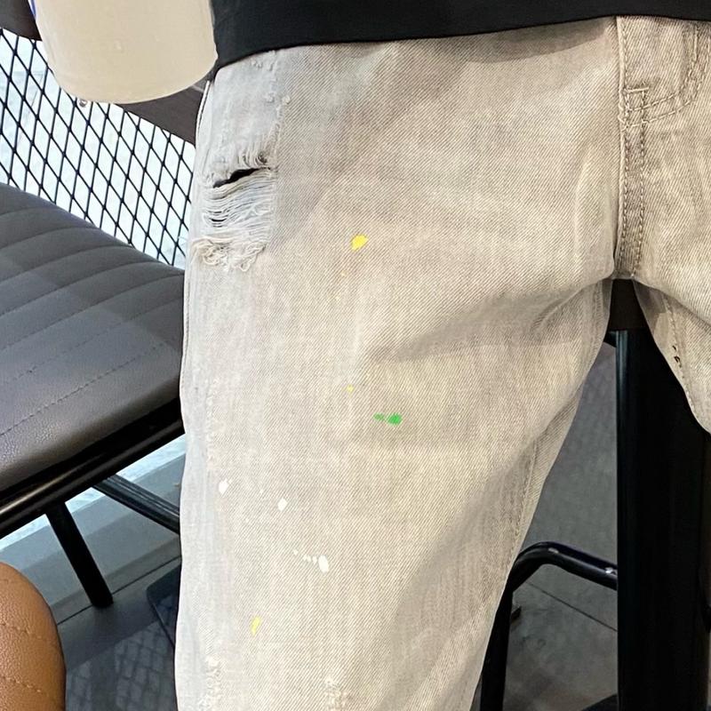 Quần suông nam Dsq xám vá đen hàng xịn Siêu cấp Menswear 3