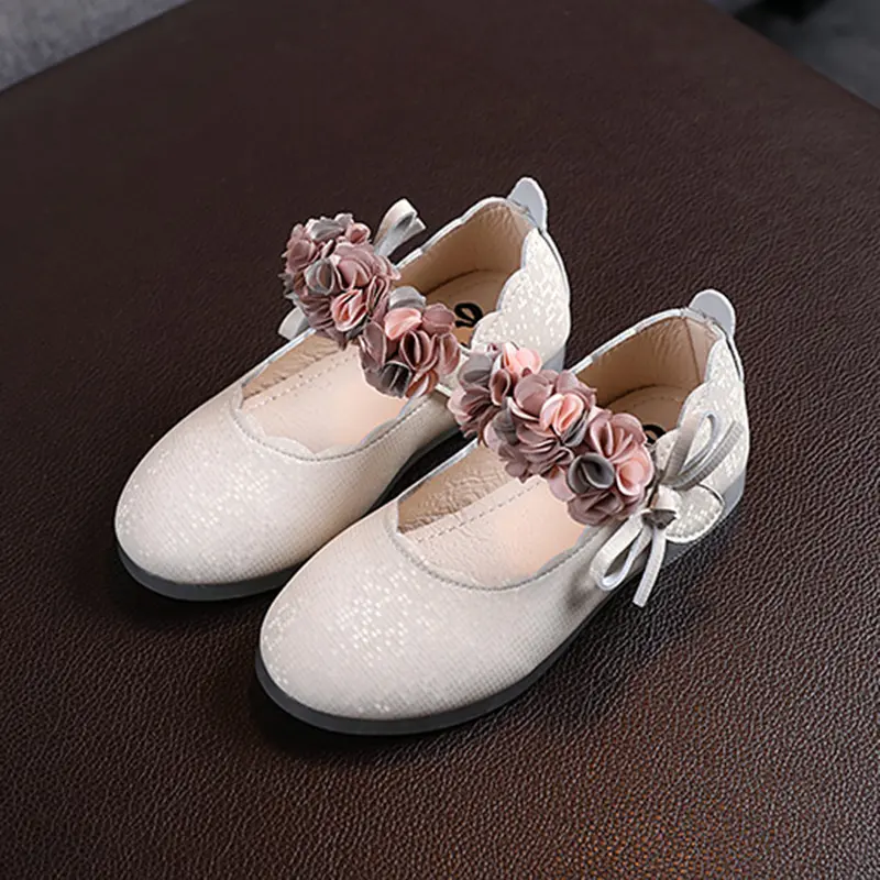 Giày Công Chúa Khiêu Vũ Da Hoa, Dép Xăng Đan, Cho Trẻ Mới Biết Đi Trẻ Sơ Sinh Trẻ Em Bé Gái, SS11 3