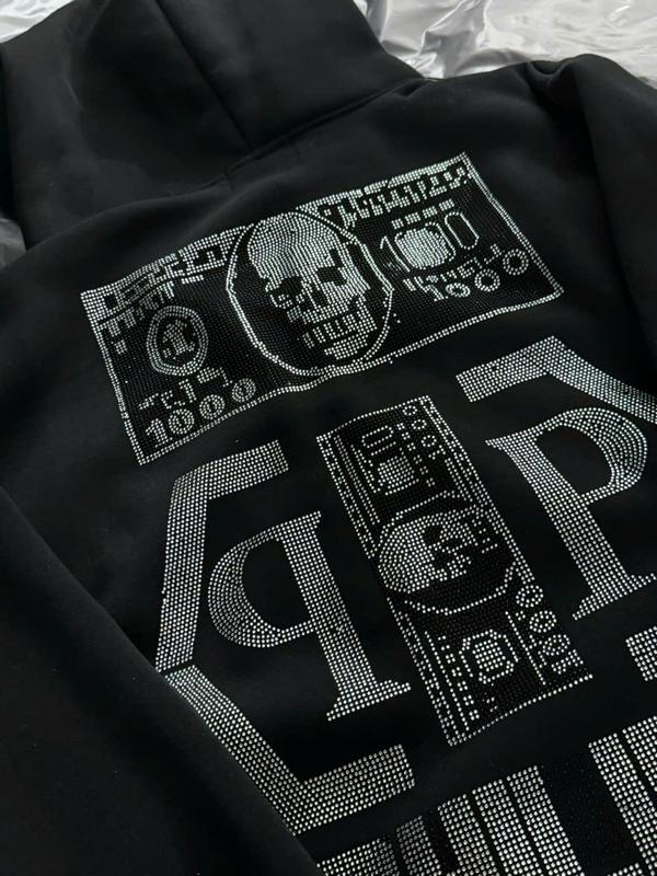 Áo khoác nỉ ĐÍNH ĐÁ PP hot trend 2