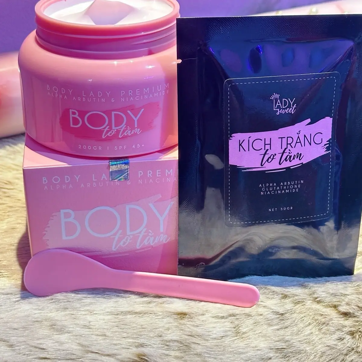 Kem Body LadySweet Premium  - Hỗ trợ cấp ẩm /  skincare Da Body / Chống Nắng Da Dưỡng Body
