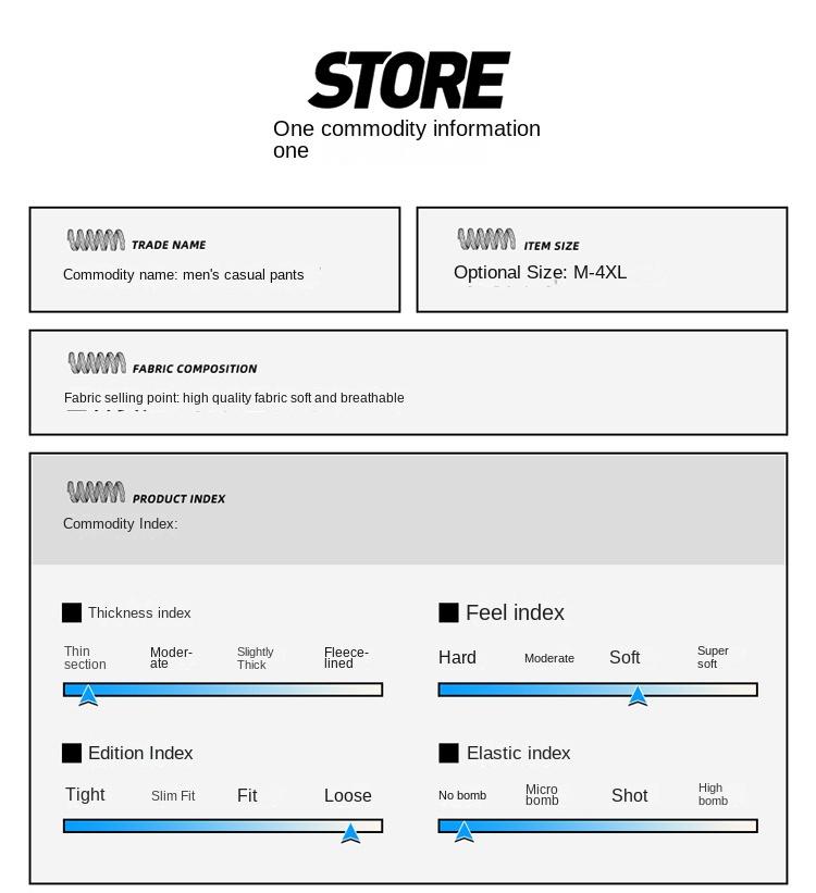 Product Introduction of Spring and Summer New Trend Overalls Men's Comfortable and Loose Umbrella Soldiers Quick-Drying Straight Mop Casual Pants for Boys 6