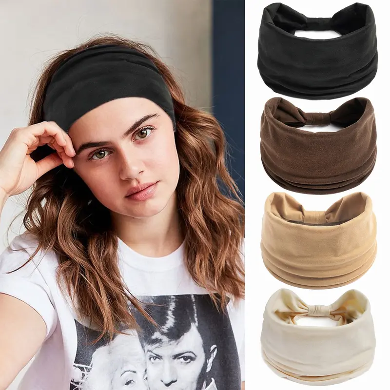 Caliloops Bando Bandana Headband Lebar Korea Motif Wanita Dewasa Anika 0