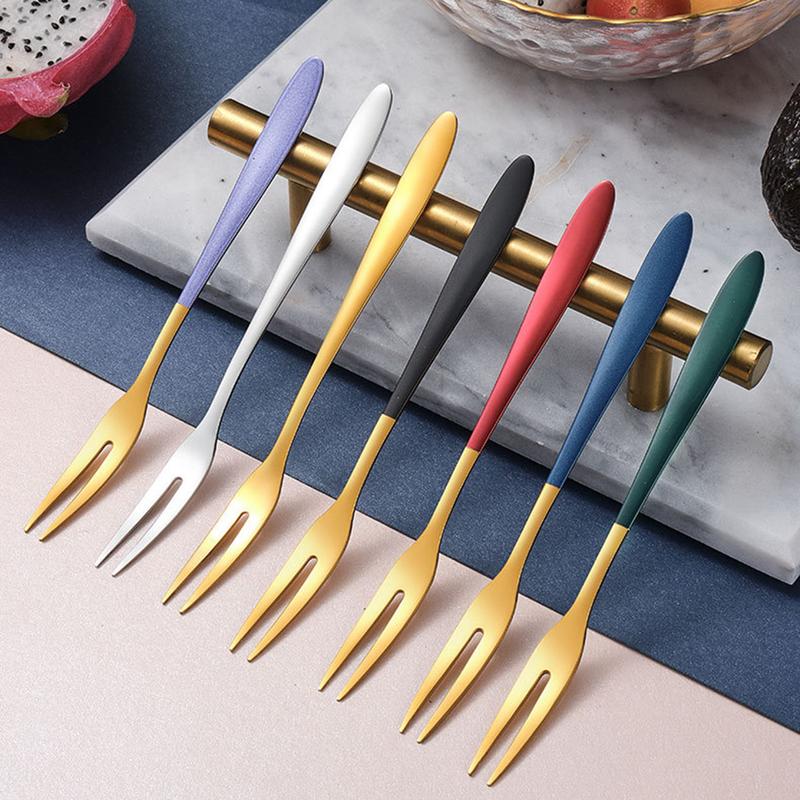 Product Introduction of Fruit Fork Stainless Steel 304   Household Thickened  Moon Cake Knife Fork   Cake Watermelon Fork  Dessert Fork Cutlery Tableware 13