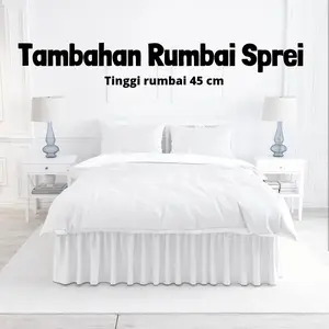TAMBAHAN RUMBAI SPREI / BED SKIRT [WIDANI STORE]