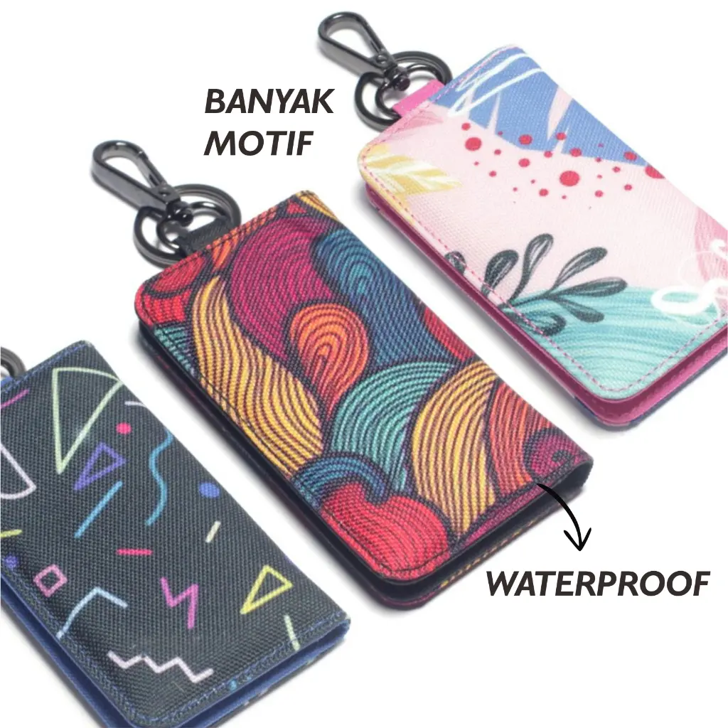 dompet stnk motor mobil gantungan kunci multi warna - PHKC835