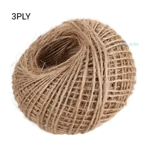 Tali Rami 3 Ply 50 Meter | Tali Goni Natural untuk Craft, Packing & Dekorasi Rustic