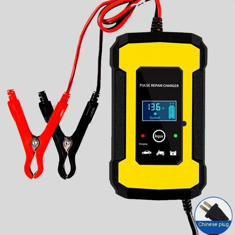 New Upgrade Charger Aki 6A 12V Mobil Motor Cas aki INTELLIGENT CHARGING SYSTEM 7