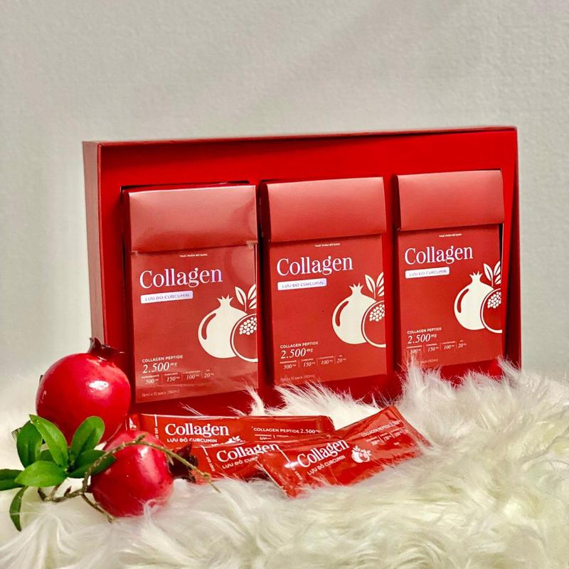 Product Introduction of Collagen Lựu Đỏ Curcumin Dr Halee Hương Lê Hộp 30 Gói x 15ml - Hỗ Trợ Làm Đẹp 9