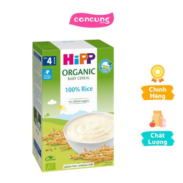 Bột dinh dưỡng ăn dặm HiPP Organic - Bột gạo nhũ nhi 200g