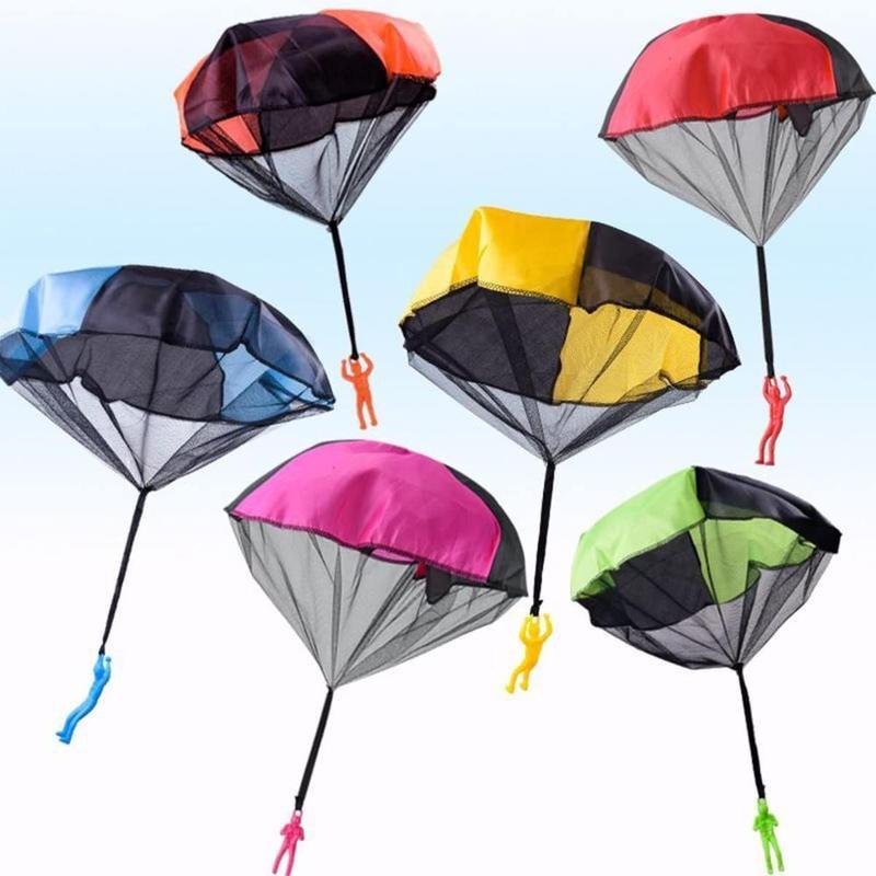Product Introduction of Funny Lifing Gifts Set Favors Flying Toys Parachute Toys Kids Throwing Parachute Toy 10