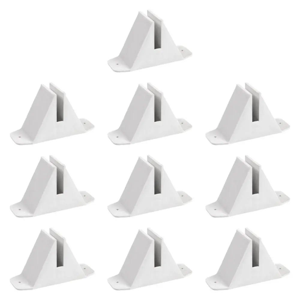 10Pcs Fence Feet Triangle Pet Gate Support for Dog Gate Dog Fences Indoor