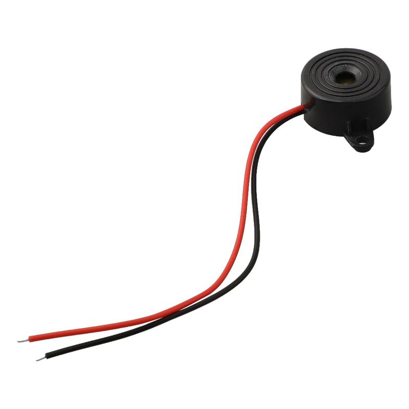 DC 3-24V Electronic Buzzer Small Enclosed Piezo Electric Beeper with Wires 2