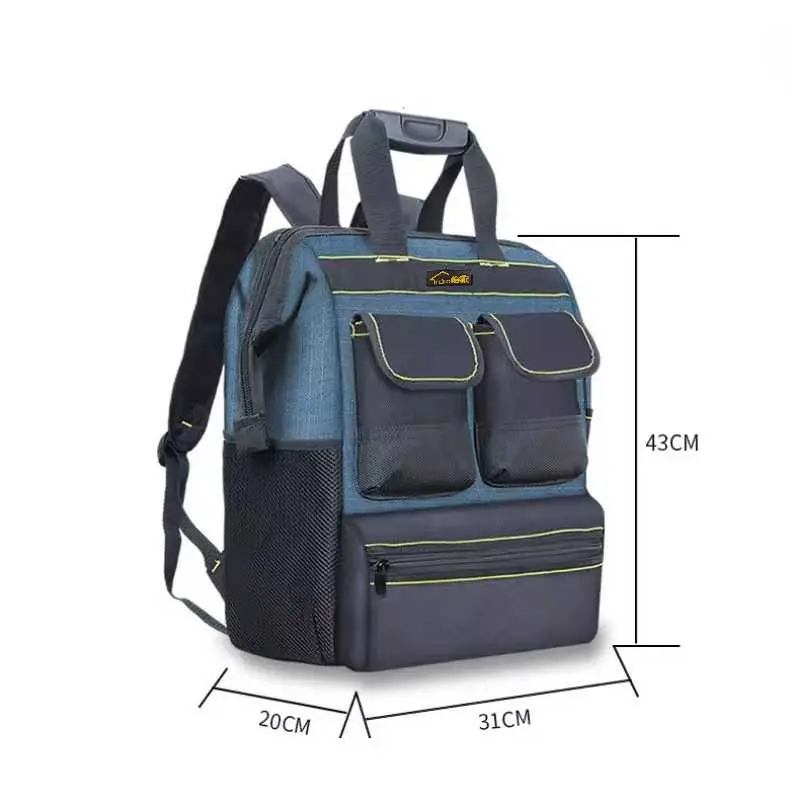 Tas Perkakas Tukang Mekanik Storage Tool Backpack 31x20x43cm - ISY03