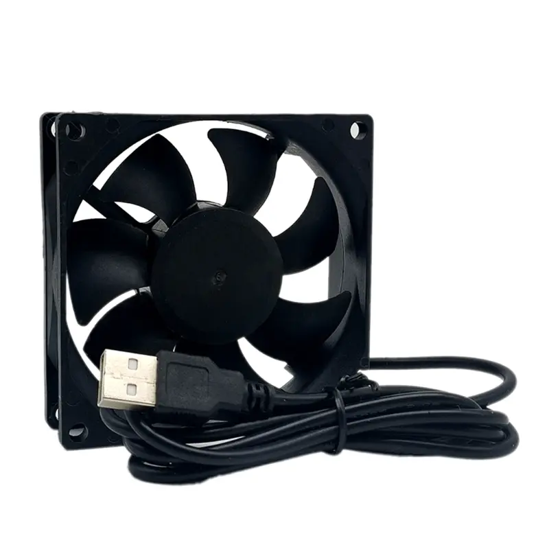 Quạt làm mát DC, 3000RPM, 5V, cho bộ định tuyến khung gầm và CPU, quạt làm mát USB, với bóng Beari