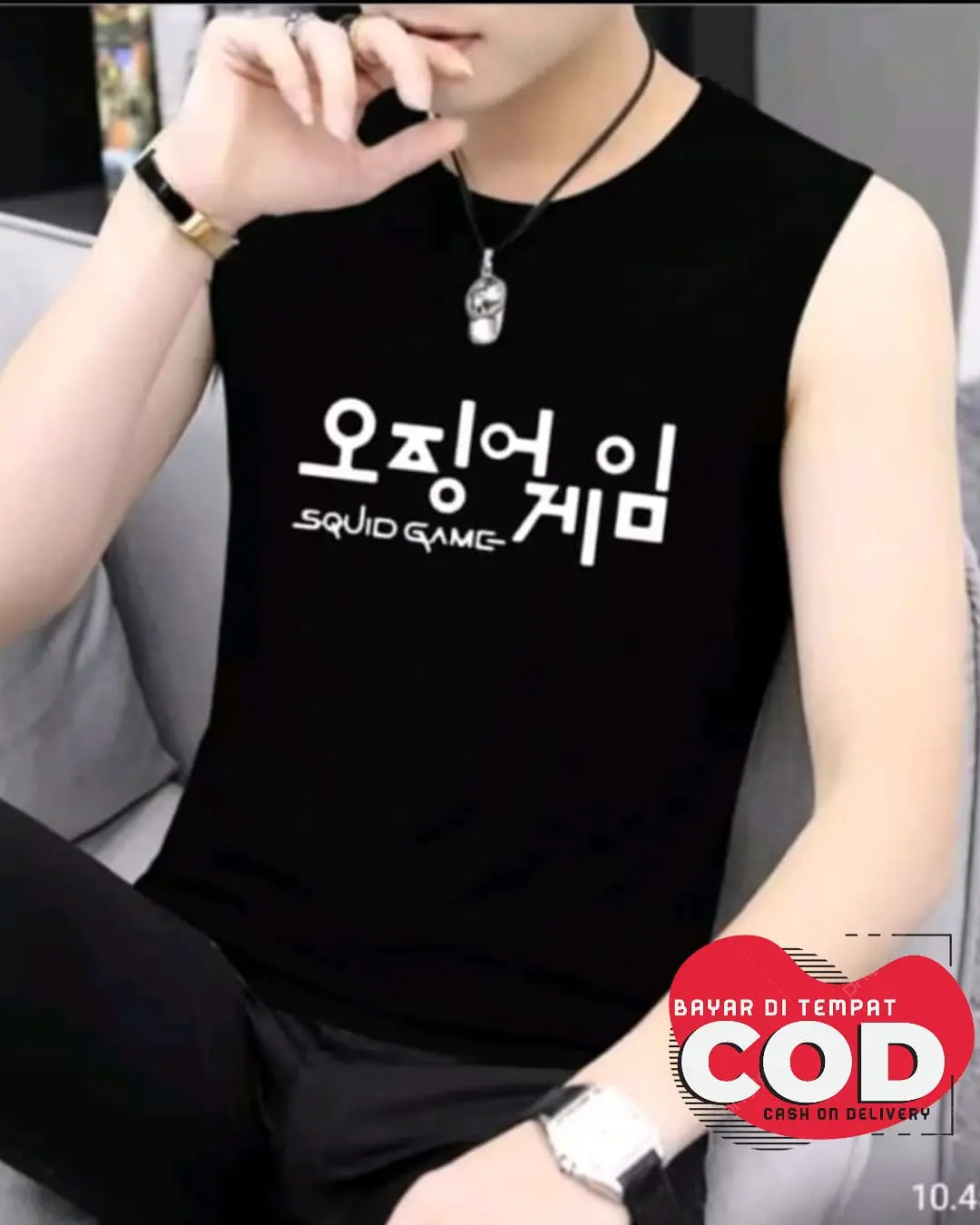 Atasan Kaos Singlet Pria Dewasa squide / Kaos Tanktop Pria / Singlet Pria Dewasa Keren / Kaos Olahraga Singlet Gym Distro