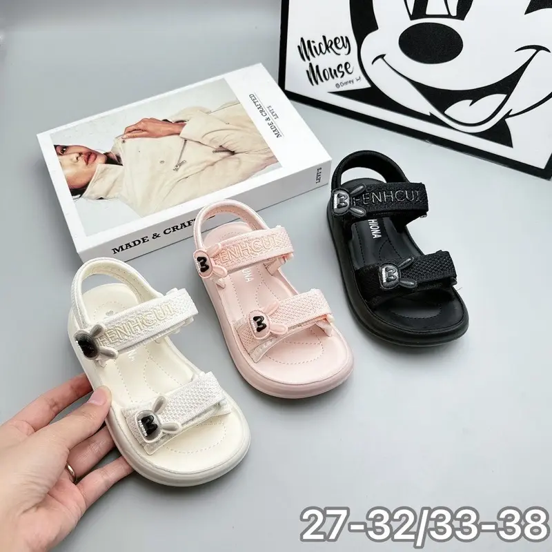￼Dép Sandal Quai Hậu Cao Cấp Cho Bé Trai Đi Học Phong Cách Thể Thao Đế Chống Trơn Trượt cho bé gái
