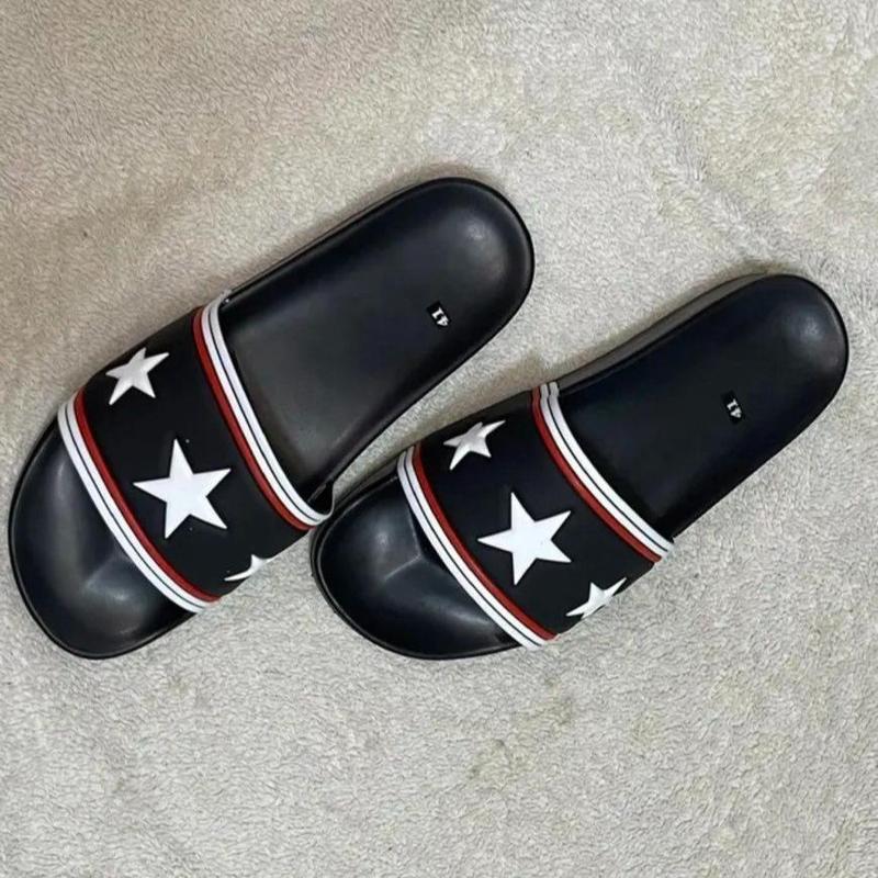 Dép quai ngang 3 ngôi sao chất liệu cao su cao cấp chống nước,chống trơn trượt bản đế cao su đúc 3 phân kiểu dáng xu hướng bắt trend dành cho boy girl phố_dép quai ngang nam nữ đẹp