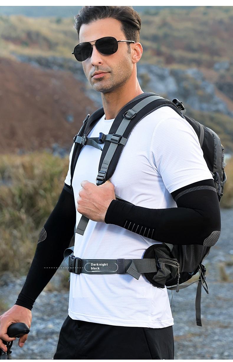 Product Introduction of Summer Ice Silk Sunscreen Arm Protection Men's Outdoor Sports Driving Cycling Ice Sleeve Fishing Sunshade Breathable Sleeve Cover 28