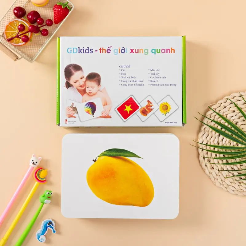 Flashcard Glenn Doman Thế Giới Xung Quanh - Bộ Thẻ Học Thông Minh Cho Bé 100 Thẻ TN0005 (Có hỗ trợ giáo trình học) ) 4